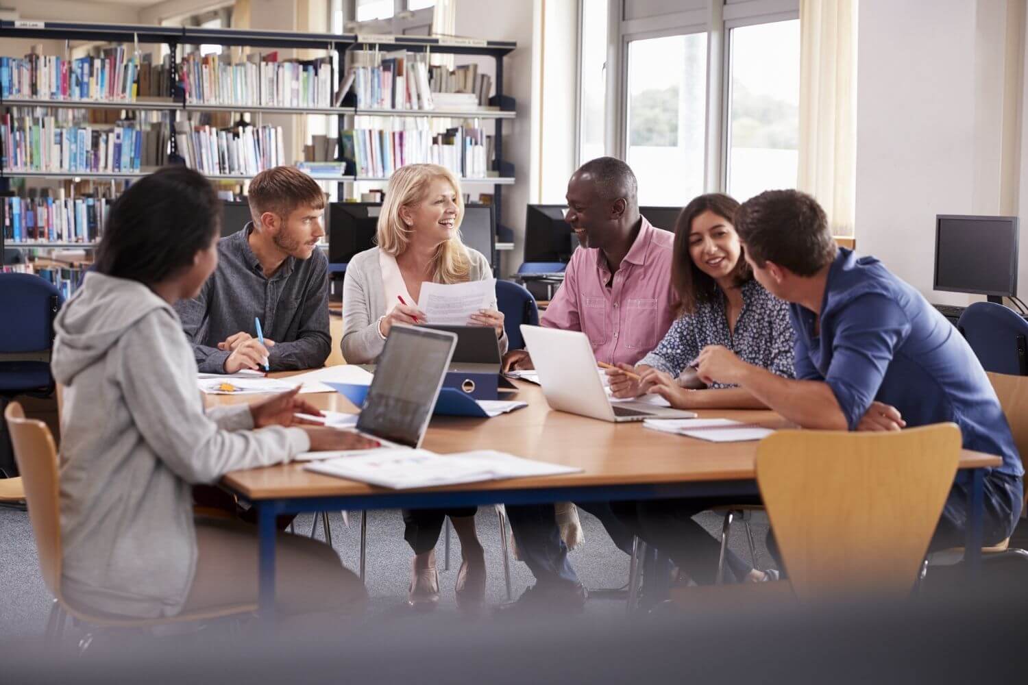 group of NPO professionals collaborating