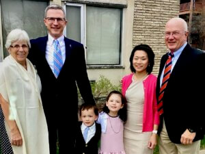 The Anne and Edward Elliott family