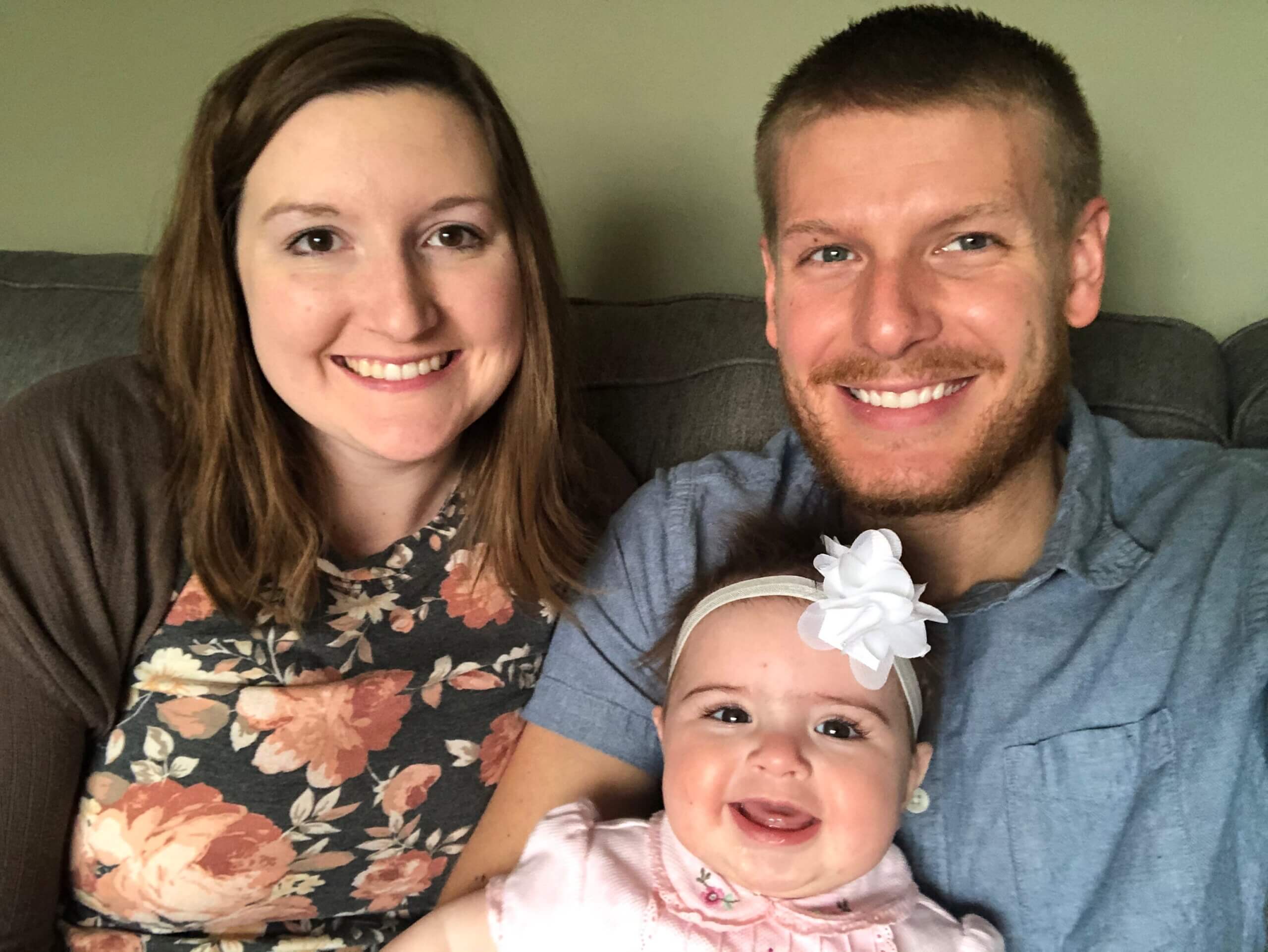 The Eckelbergs with baby Chloe