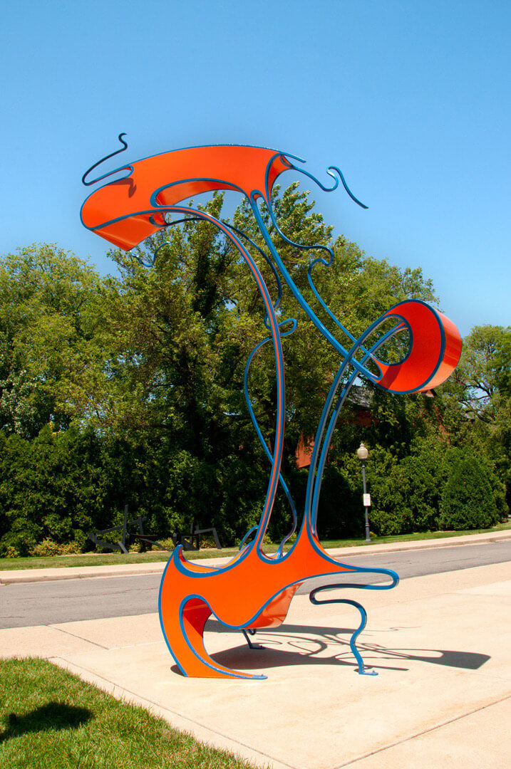 Onalaska public art sculpture Calibration
