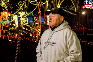 Pat Stephens at Rotary Lights in La Crosse, WI