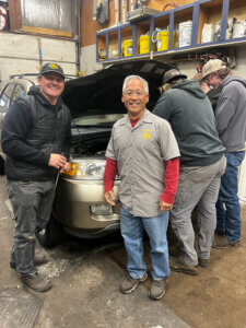Jon Reavis at an auto shop