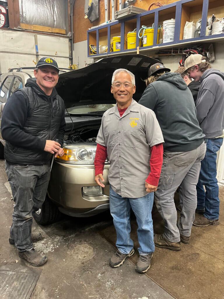 Jon Reavis at an auto shop