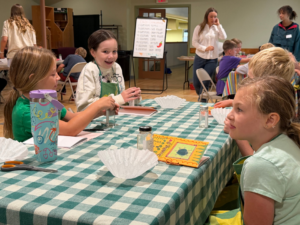 youth at table
