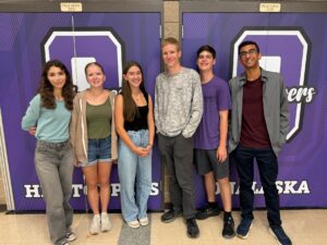 Six high school students