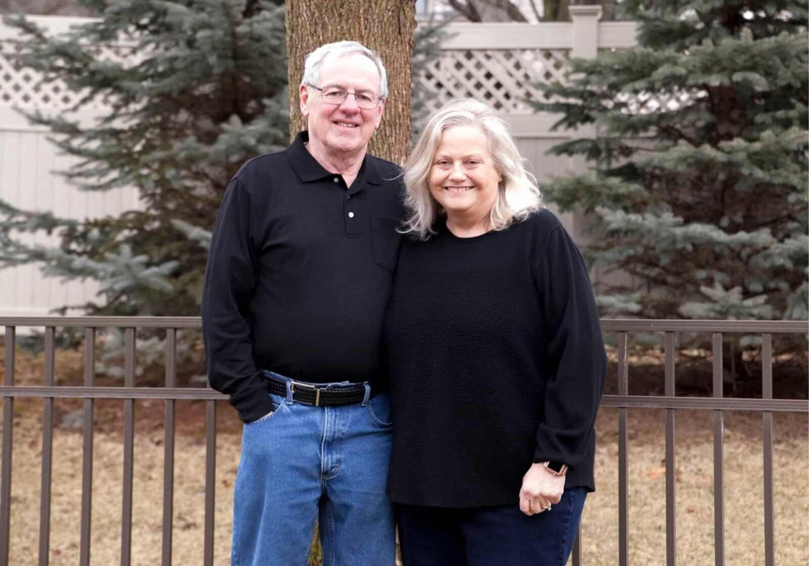 older husband and wife donors