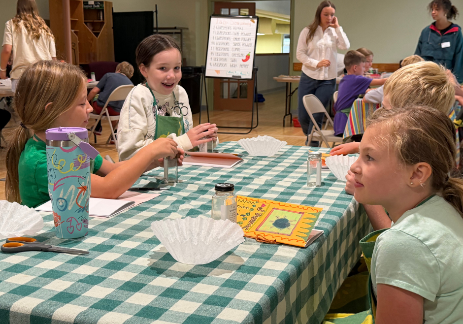 youth at table